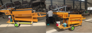 gold trommel screen 5-8tph 